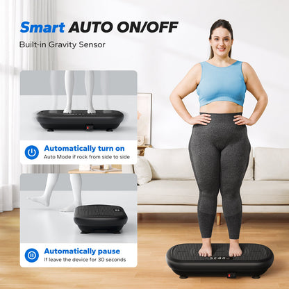 CV40 Curved 440 lbs High-Power Vibration Plate for Weight Loss