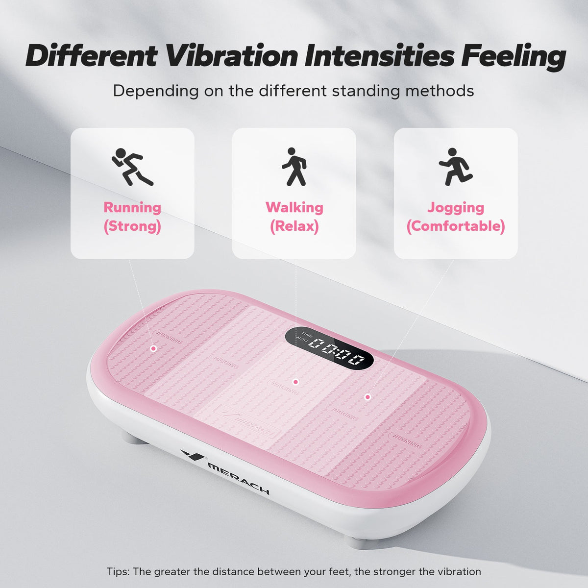 CV40 Curved 440 lbs High-Power Vibration Plate for Weight Loss