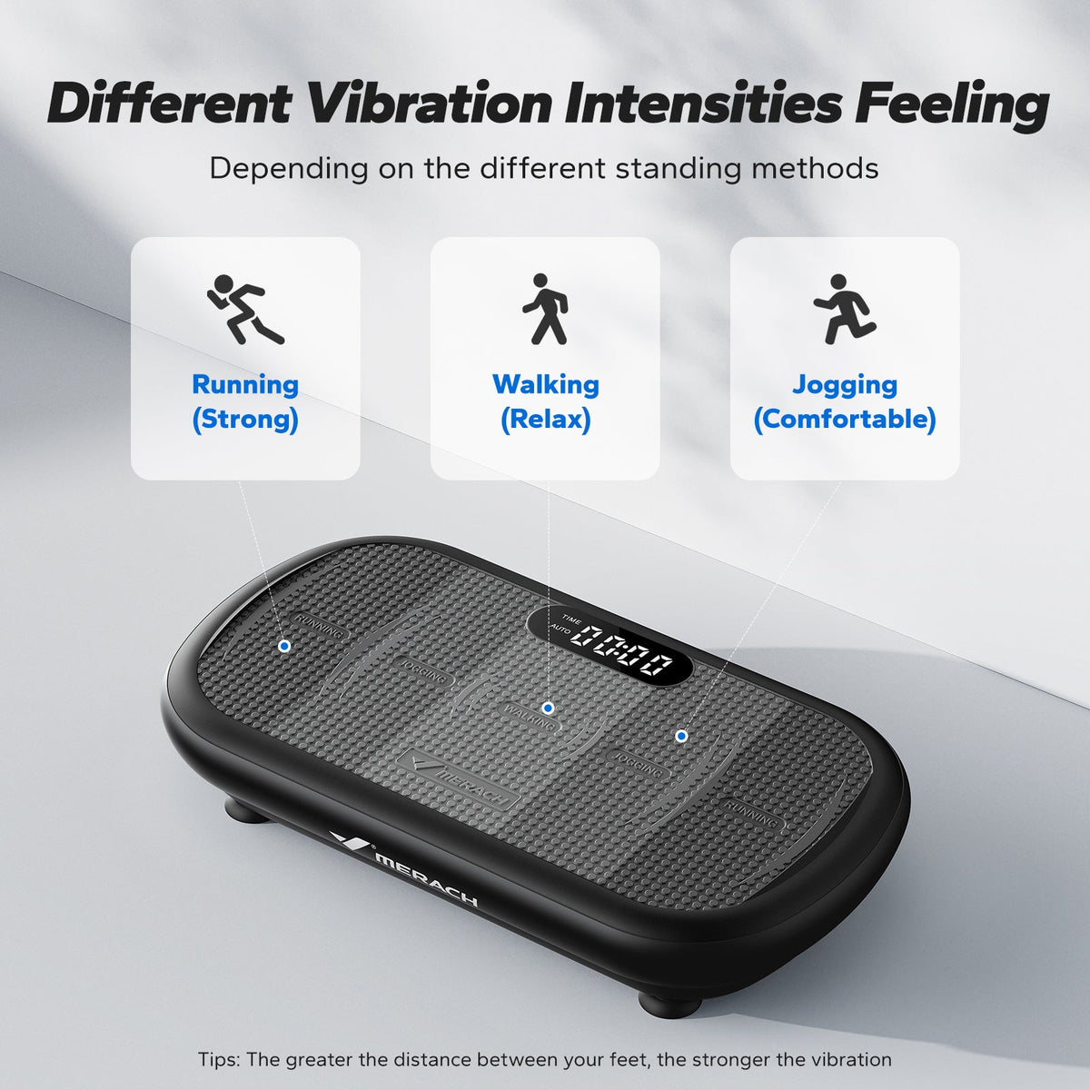 CV40 Curved 440 lbs High-Power Vibration Plate for Weight Loss