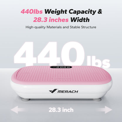 CV40 Curved 440 lbs High-Power Vibration Plate for Weight Loss