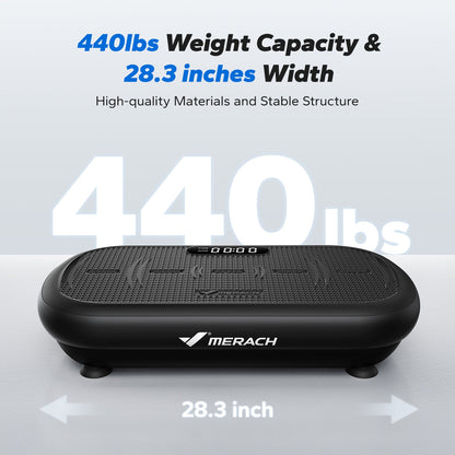 CV40 Curved 440 lbs High-Power Vibration Plate for Weight Loss