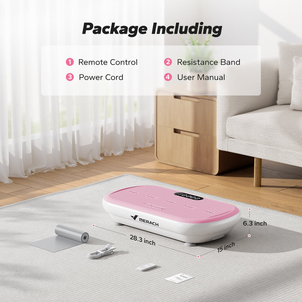 CV40 Curved 440 lbs High-Power Vibration Plate for Weight Loss