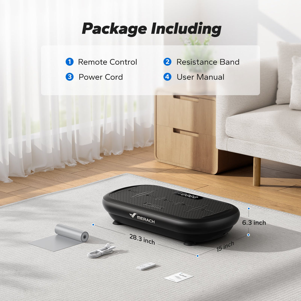 CV40 Curved 440 lbs High-Power Vibration Plate for Weight Loss